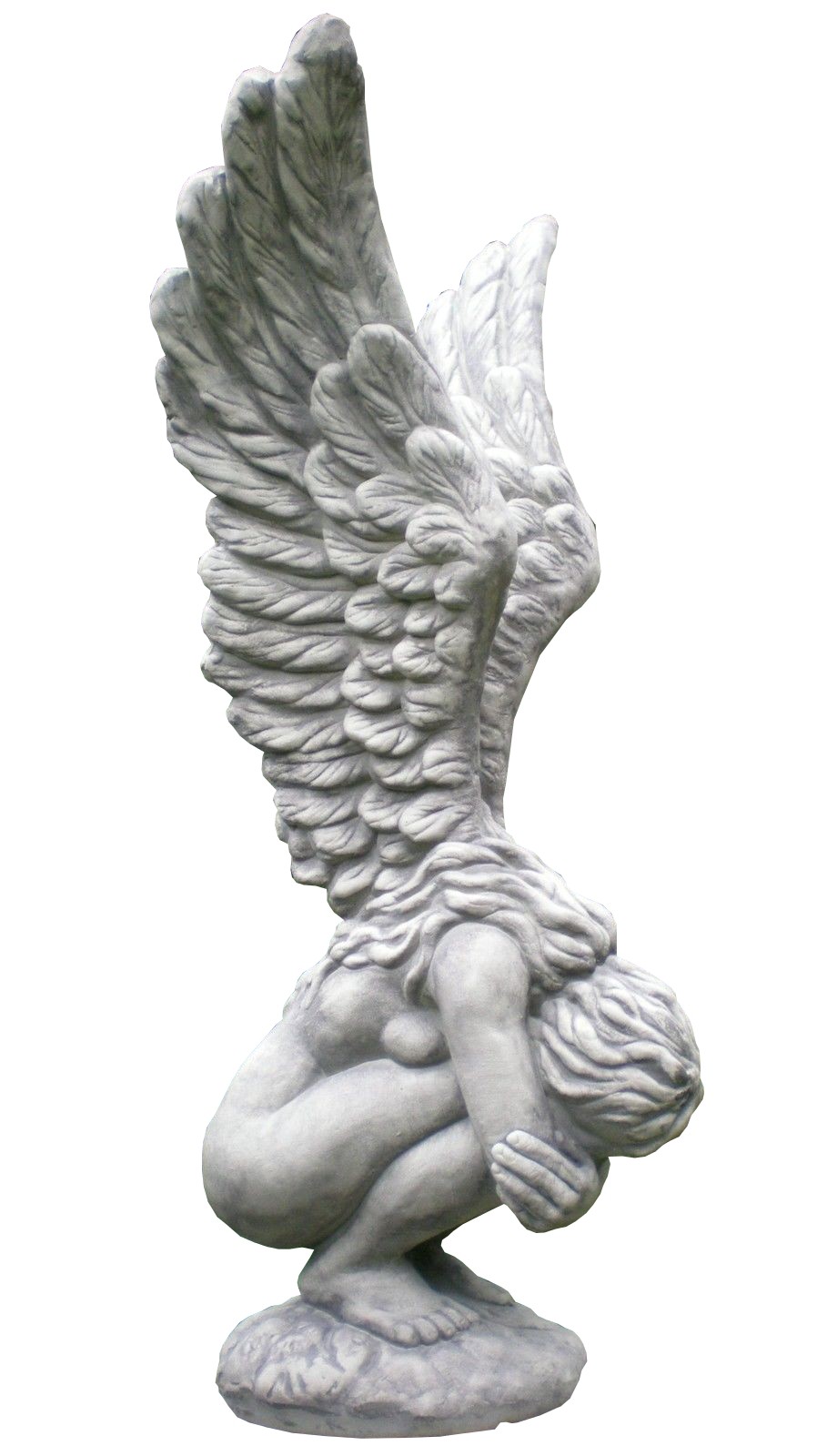Skulptur Engel Rachel Steinguss 71 cm