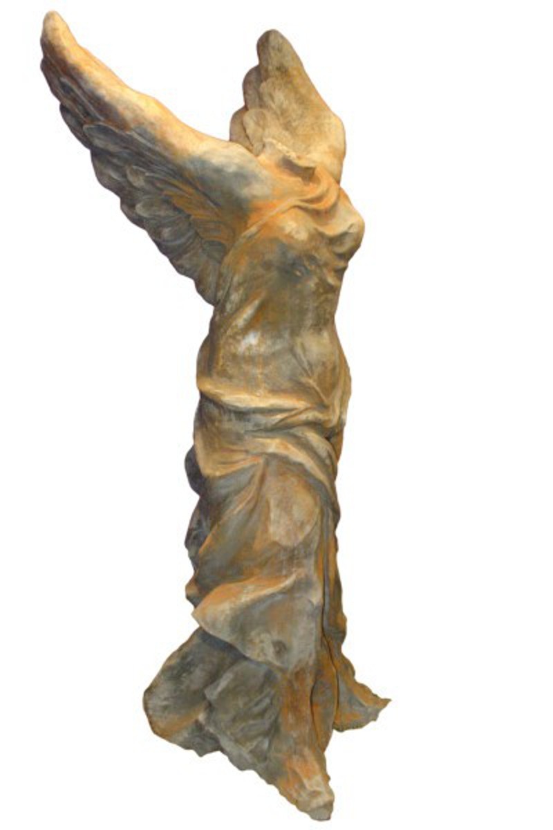 Skulptur Engel Siegesgöttin Nike 300kg Rosteffekt