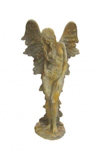 Skulptur Engel Shekinah Rosteffekt