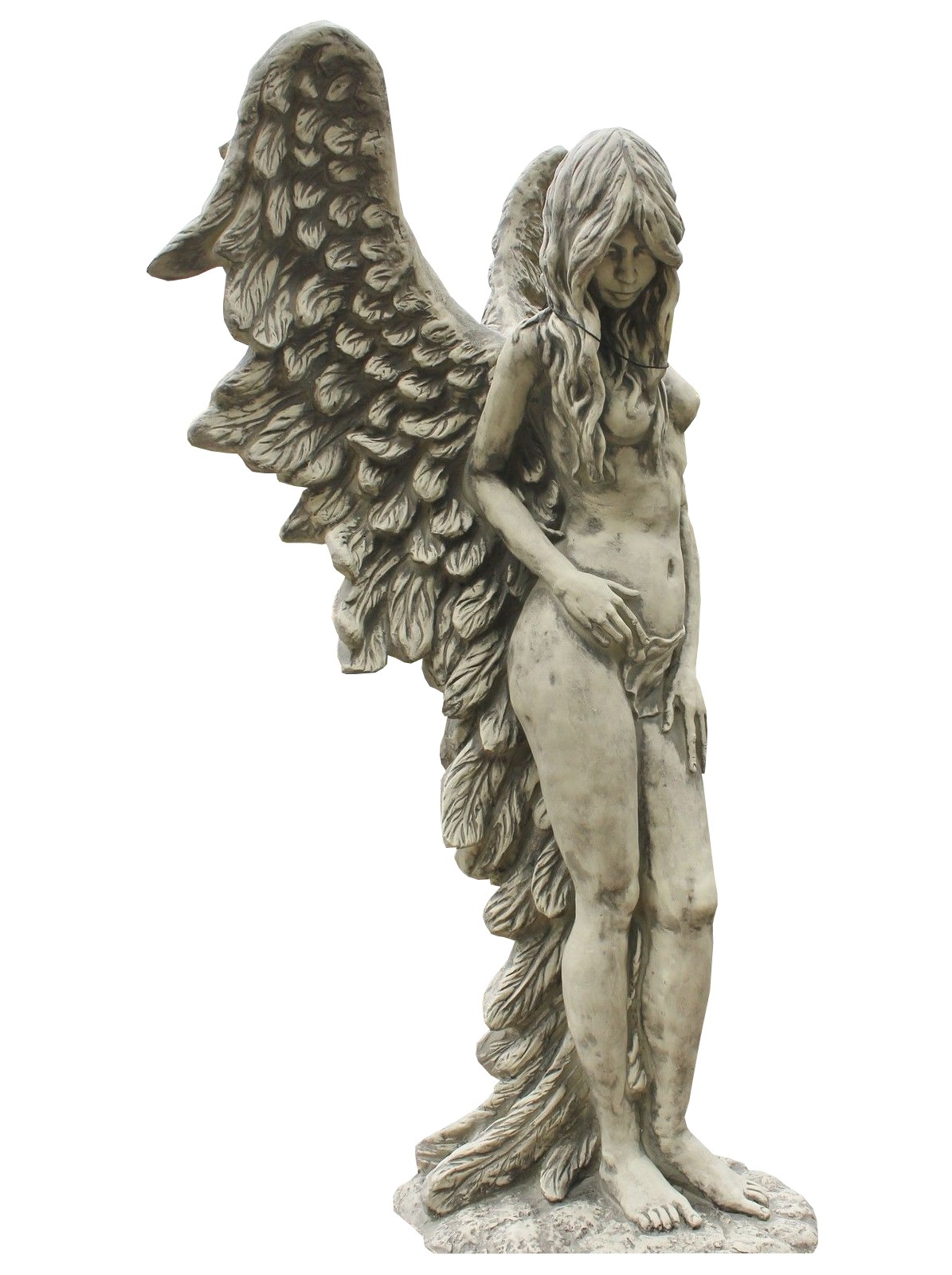 Skulptur Engel Shekinah Steinguss