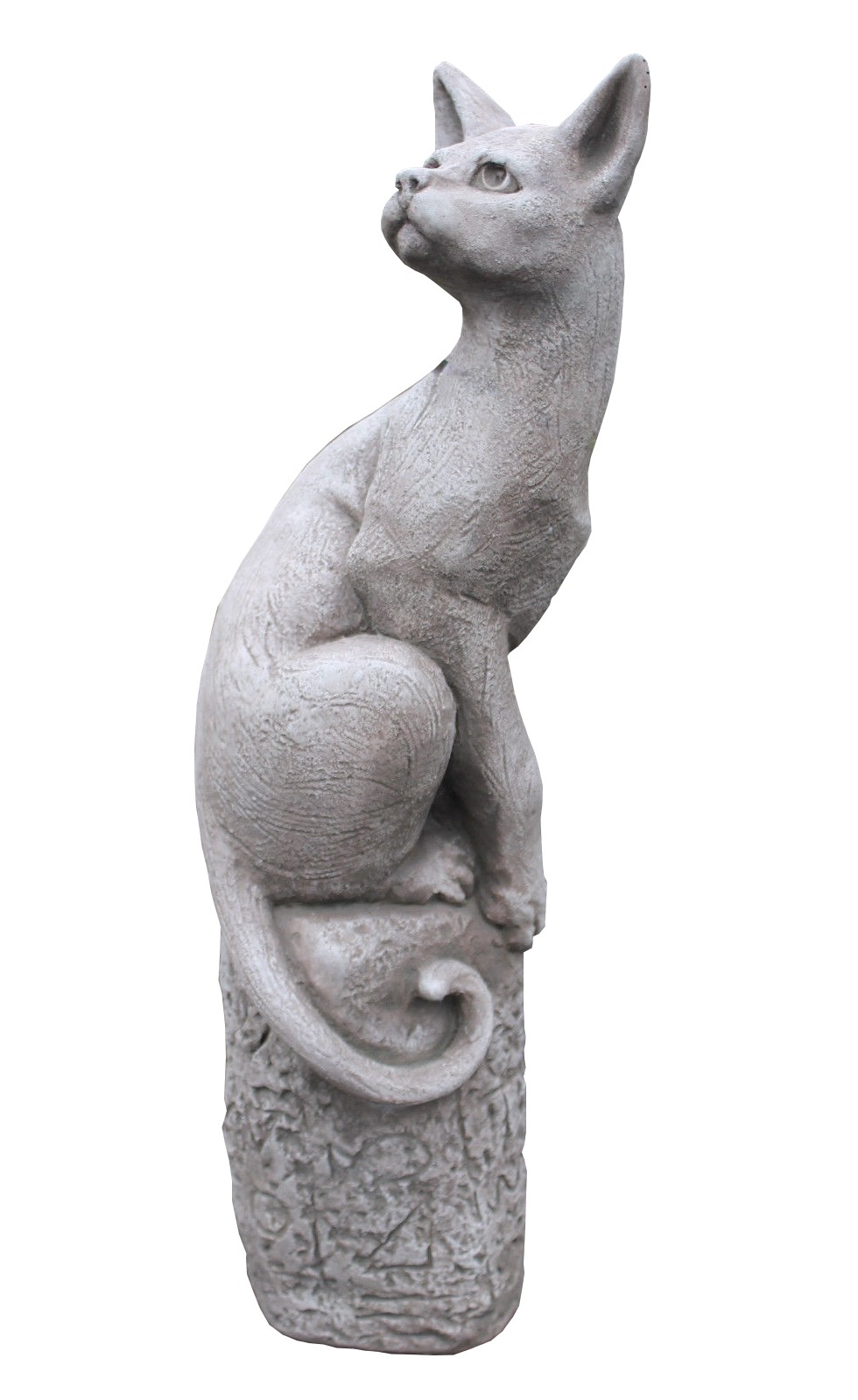 Skulptur Katze Bast II Steinguss