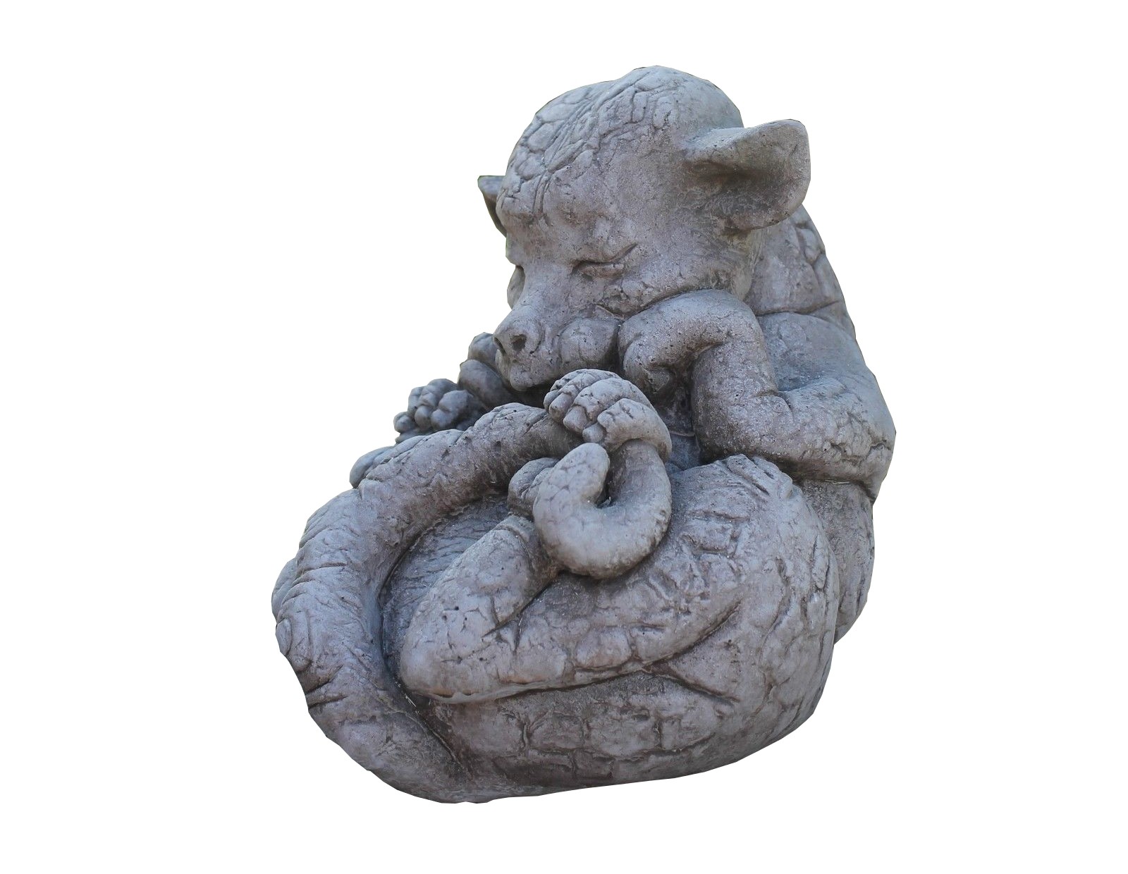 Skulptur Drachenbaby "Smaragd"